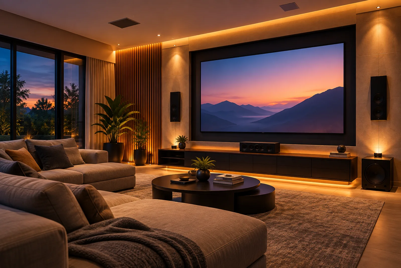 Ambiente residencial ilustrativo